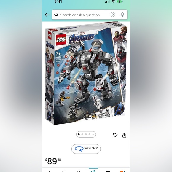 Lego Avengers “War Machine Buster” 362-piece set. - Picture 3 of 3